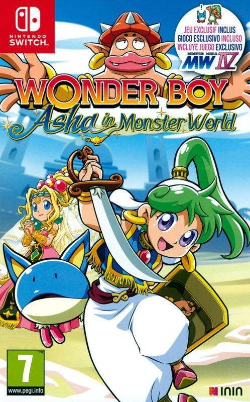 Game cover: Wonder Boy: Asha in Monster World