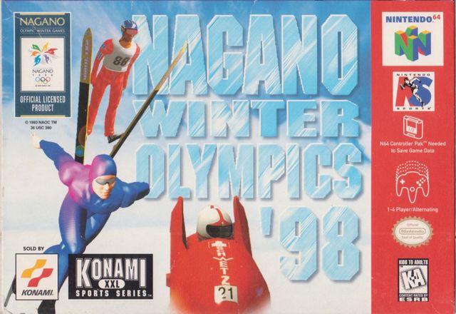 Game cover: Nagano Winter Olympics '98
