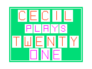 Game cover: Cecil Plays 21