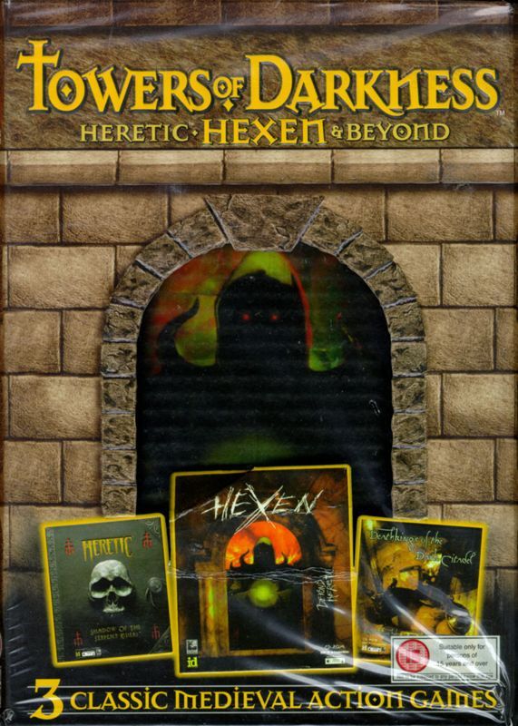 Game cover: Towers of Darkness: Heretic, Hexen & Beyond