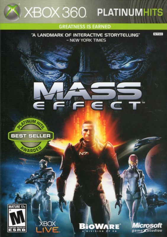 Game cover: Mass Effect: Platinum Hits