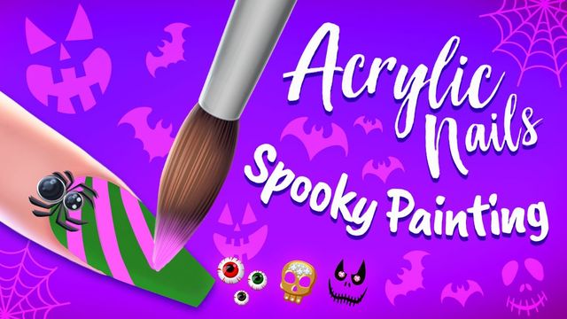 Game cover: Acrylic Nails!: Spooky Painting