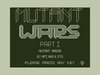 Game cover: Mutant Wars Part I: Mutant Arena