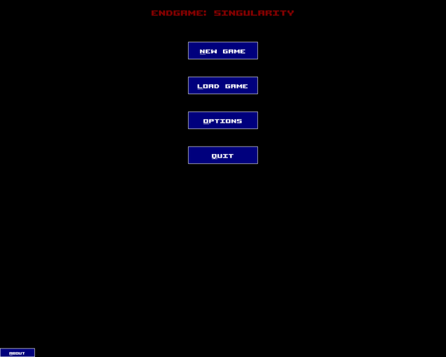 Game cover: Endgame: Singularity