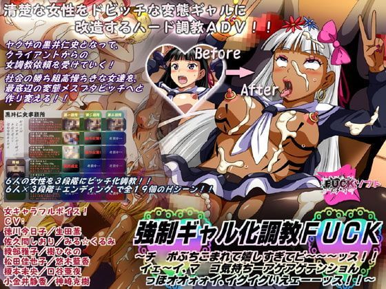 Game cover: Forced to change bitch gals! Gals love big cock and bukkake!