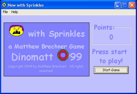 Game cover: Now with Sprinkles