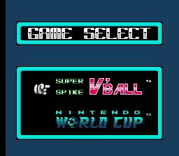 Game cover: Super Spike V'Ball / Nintendo World Cup