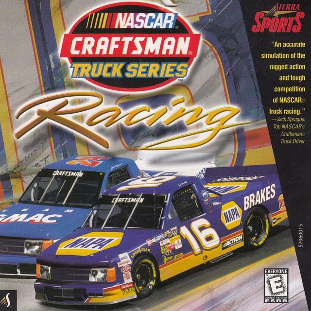 Game cover: NASCAR Craftsman Truck Series Racing