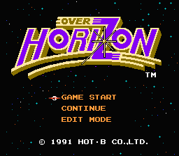 Game cover: Over Horizon