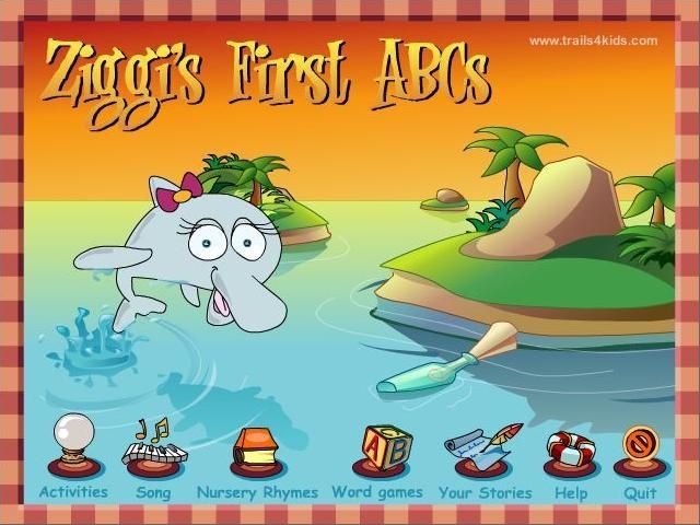 Game cover: Ziggi's First ABCs