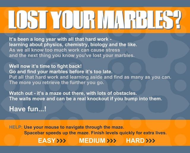 Game cover: Harvey the Cube: Lost Your Marbles