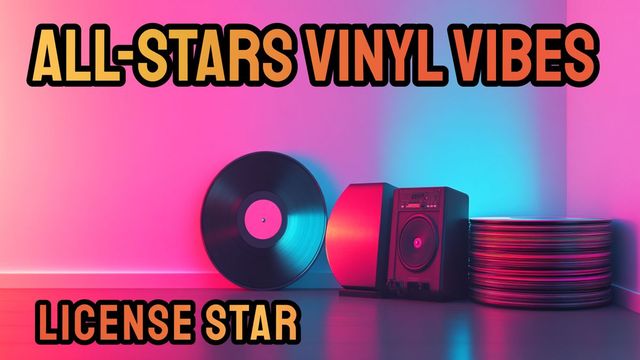 Game cover: All-Star Vinyl Vibes: License Star