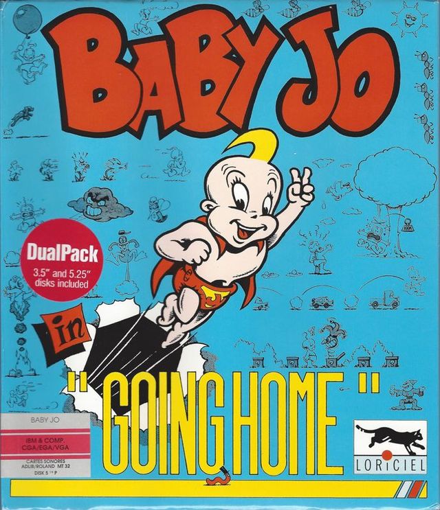 Game cover: Baby Jo in: "Going Home"
