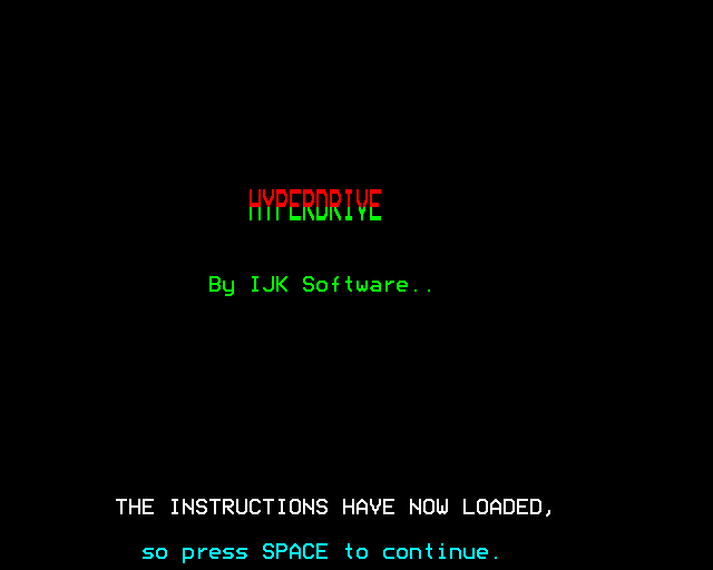 Game cover: Hyperdrive
