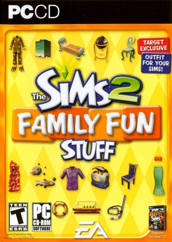 Game cover: The Sims 2: Family Fun Stuff