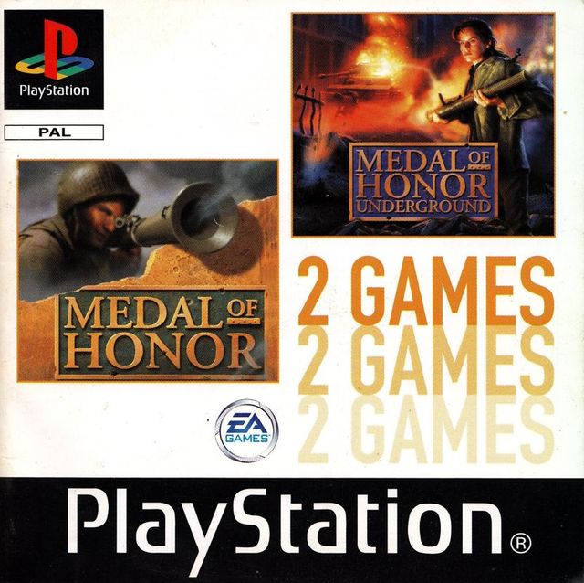Game cover: 2 Games: Medal of Honor / Medal of Honor: Underground