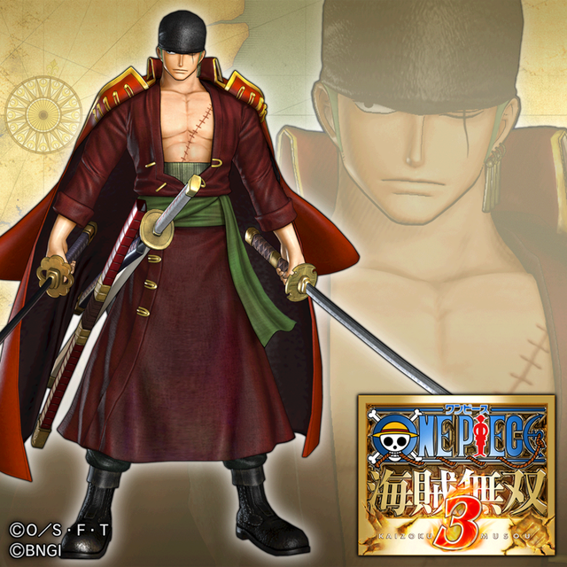 Game cover: One Piece: Pirate Warriors 3 - Additional Costume: Zoro (Film Z Version)
