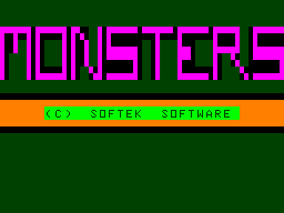 Game cover: Monsters