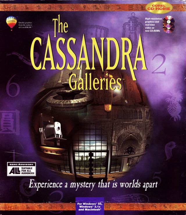 Game cover: The Cassandra Galleries