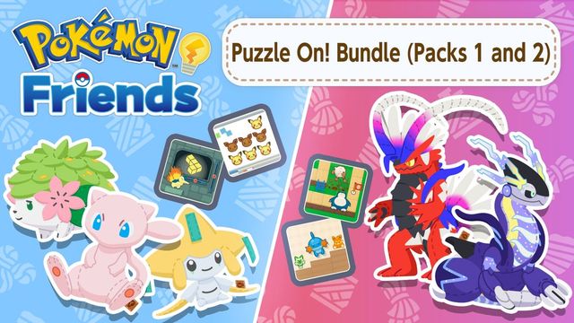 Game cover: Pokémon Friends: Puzzle On! Bundle (Packs 1 and 2)