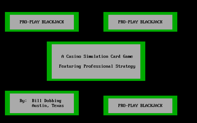 Game cover: Pro-Play Blackjack