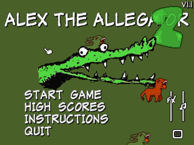 Game cover: Alex the Allegator 2