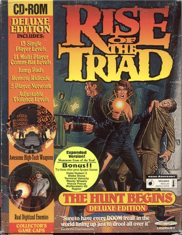 Game cover: Rise of the Triad: The HUNT Begins (Deluxe Edition)
