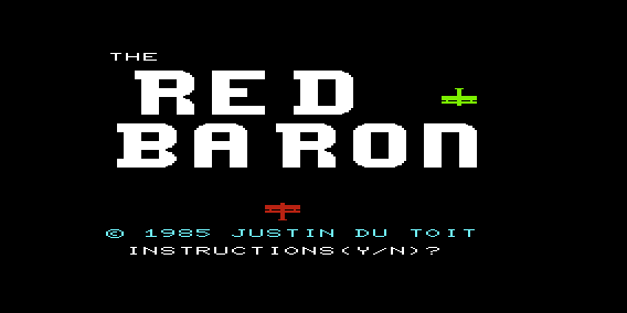 Game cover: The Red Baron