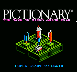 Game cover: Pictionary: The Game of Video Quick Draw