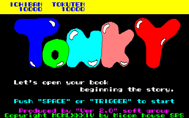 Game cover: Tonky