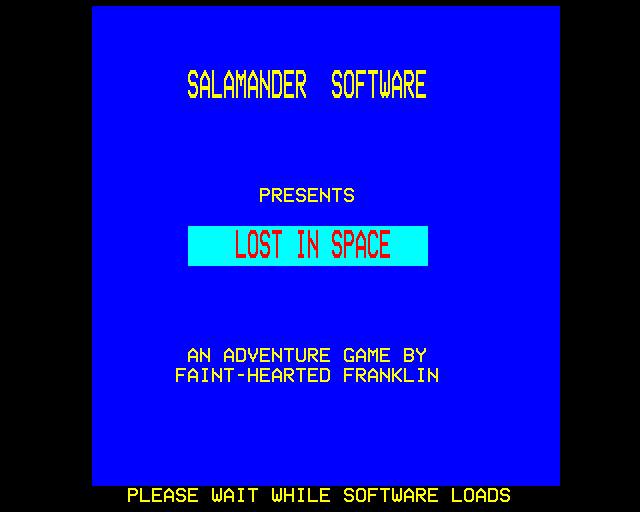 Game cover: Dan Diamond is Lost in Space