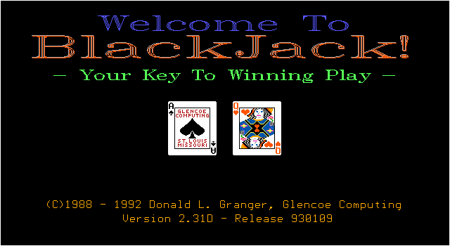 Game cover: BlackJack!