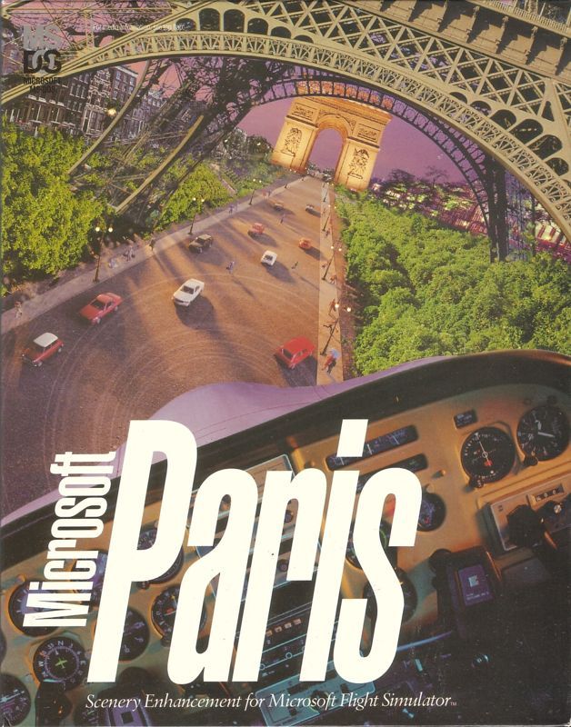 Game cover: Microsoft Paris: Scenery Enhancement for Microsoft Flight Simulator