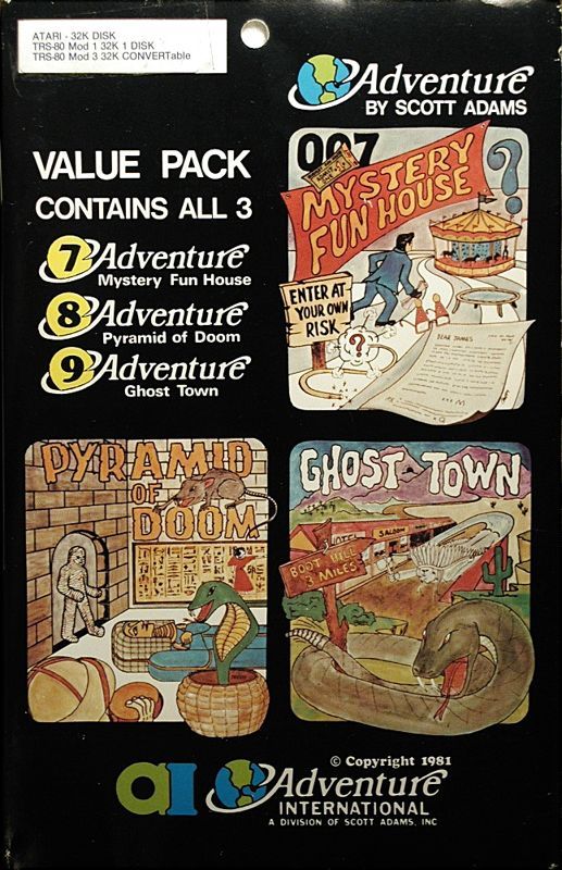 Game cover: Adventure Value Pack #3