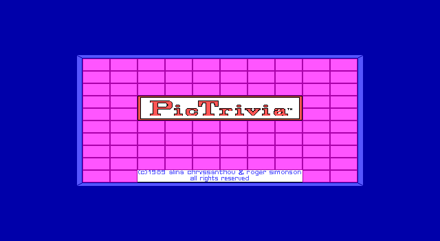 Game cover: Pic Trivia