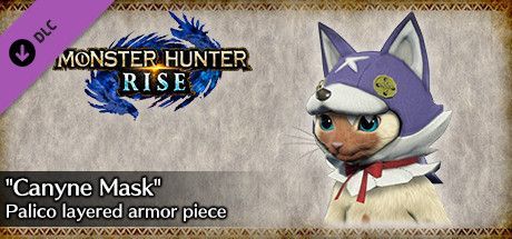 Game cover: Monster Hunter: Rise - "Canyne Mask" Palico Layered Armor Piece