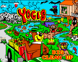 Game cover: Yogi's Big Clean Up