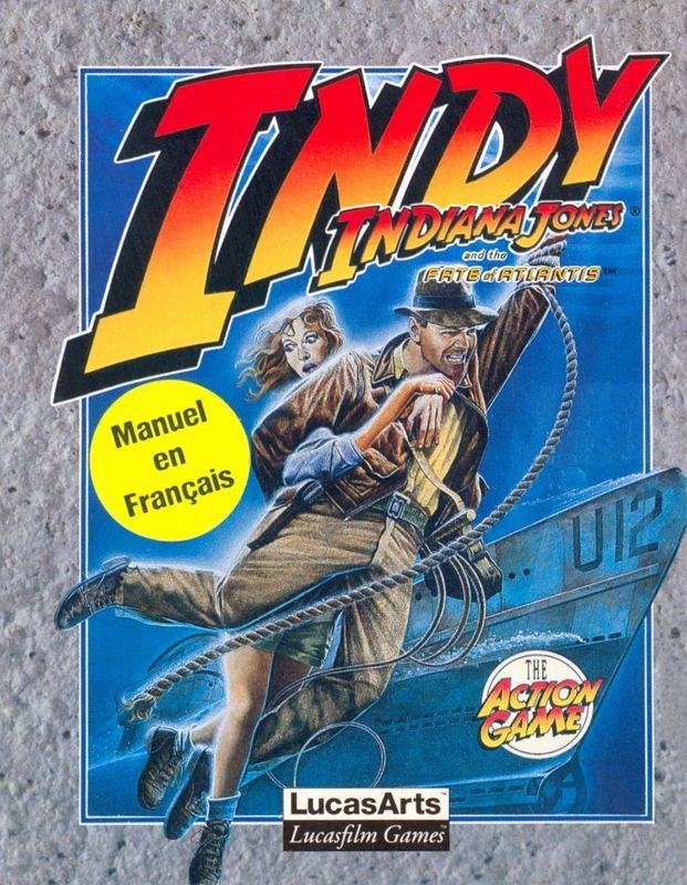 Game cover: Indiana Jones and the Fate of Atlantis: The Action Game