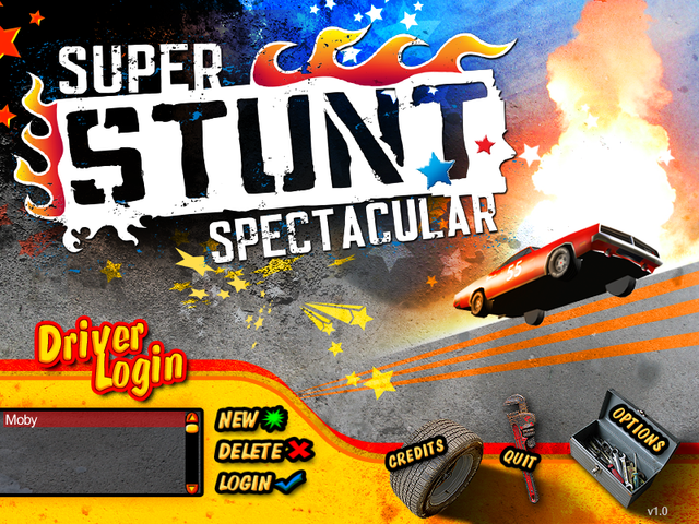 Game cover: Super Stunt Spectacular
