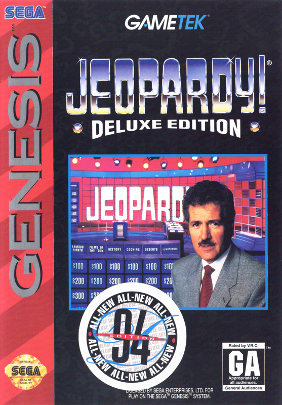 Game cover: Jeopardy! Deluxe Edition