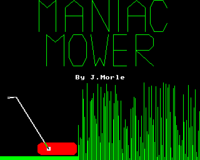 Game cover: Maniac Mower