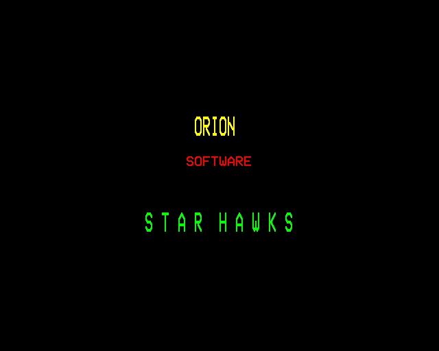 Game cover: Star Hawks