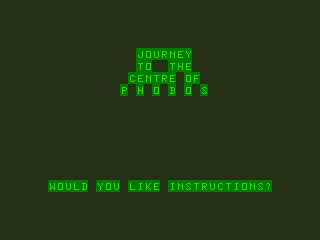 Game cover: Journey to the Centre of Phobos