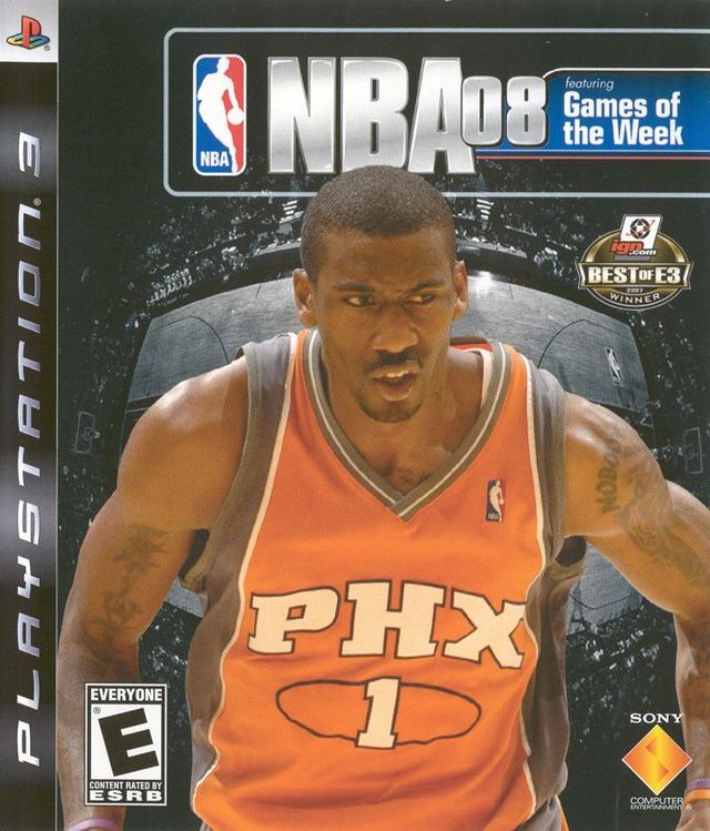 Game cover: NBA 08