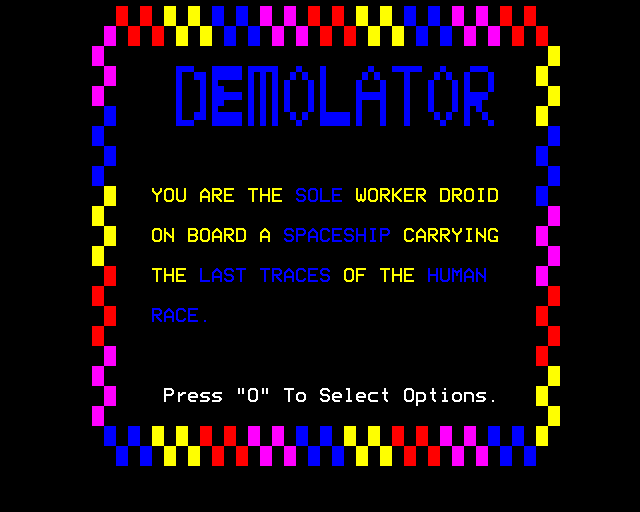 Game cover: Demolator
