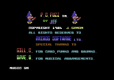 Game cover: P.C. Fuzz