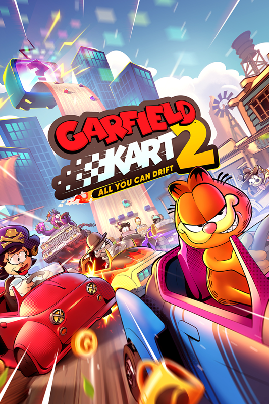 Game cover: Garfield Kart 2: All You Can Drift