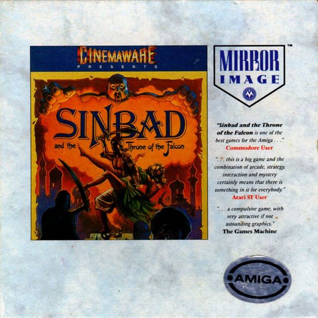 Game cover: Sinbad and the Throne of the Falcon