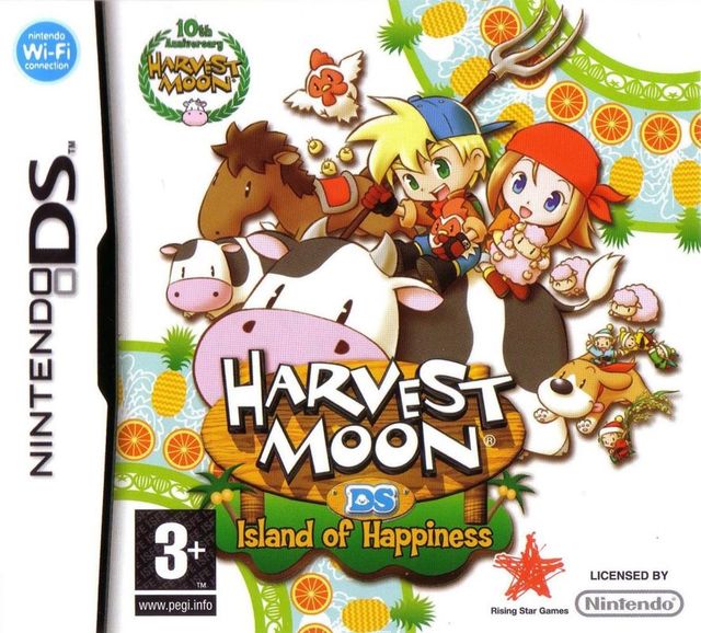 Game cover: Harvest Moon DS: Island of Happiness