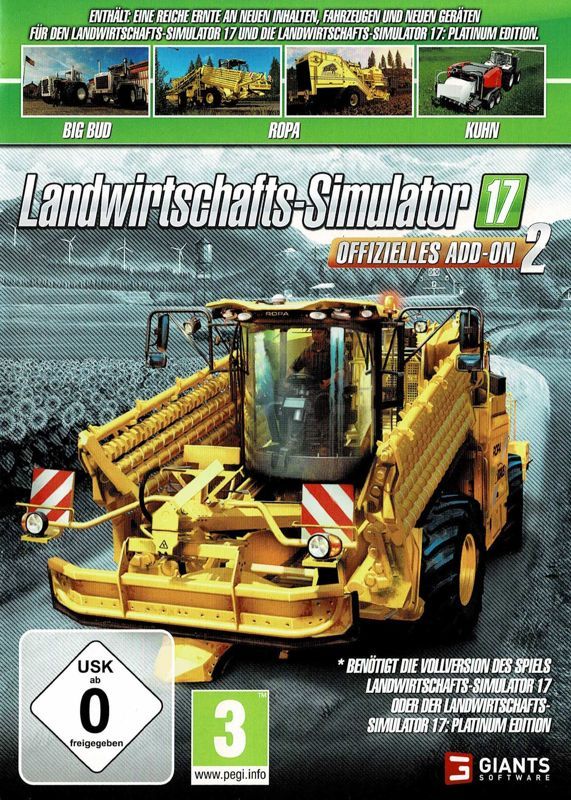 Game cover: Landwirtschafts-Simulator 17: Offizielles Add-On 2